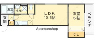 エンジェルズコートK.本町【1階】の間取り