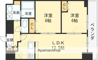 D−COURT門真駅前【903号室】の間取り