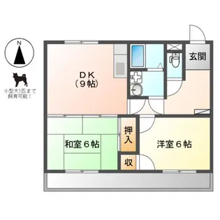 スイートピーチ【1階】の間取り