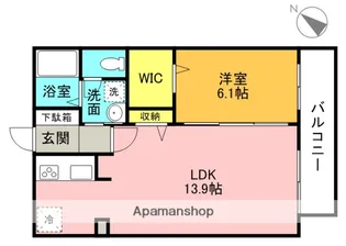 グレイス辻本弐番館【1階】の間取り