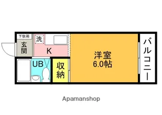 竹本ビル【5階】の間取り