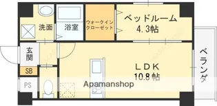 ファーシル千林【101号室】の間取り