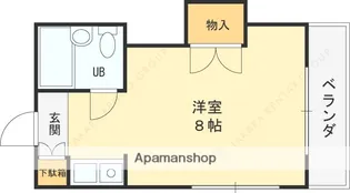 徳広マンション【3階】の間取り