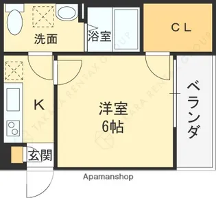 ciel高殿【2階】の間取り