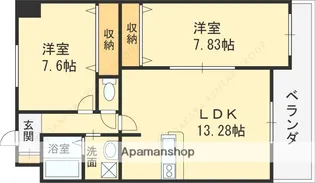 クレール新森【3階】の間取り