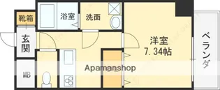 I CUBE 守口【9階】の間取り