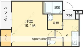 フジパレス西郷通【2階】の間取り