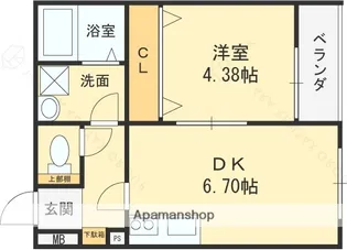 アーリーズ大宮通【4階】の間取り