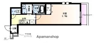 フジパレス新森【0105号室】の間取り