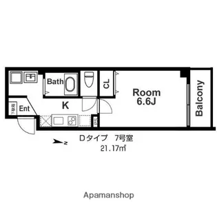 IF城北Ⅱ【2階】の間取り