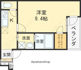 フジパレス太子橋Ⅴ番館【0103号室】の間取り