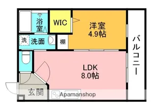 吉泉さくらマンション【1階】の間取り