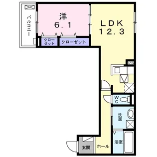 パレフローラ【1階】の間取り