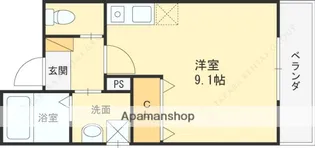 ルミナス滝井【3階】の間取り