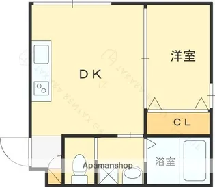 GMヒルズ藤田町【103号室】の間取り