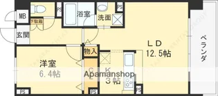 レジディア城北公園通【5階】の間取り