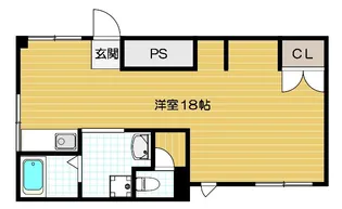 サンクトゥス【101号室号室】の間取り