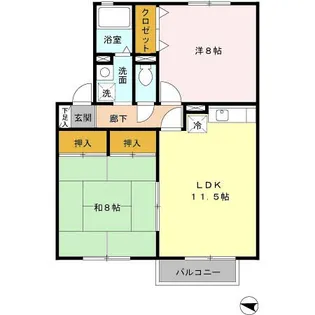 パル【1階】の間取り