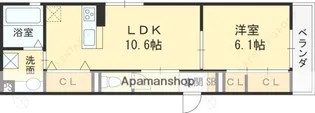 AZU PATIO【2階】の間取り