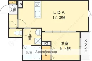 グロワールひまりⅡ【1階】の間取り