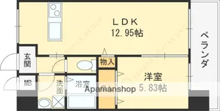 レクシア大日【606号室】の間取り