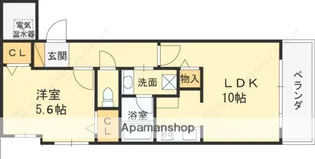 FLEUR【3階】の間取り