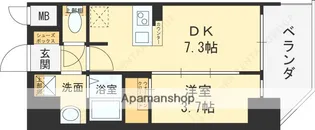 エグゼ大阪CITYルーエ【7階】の間取り