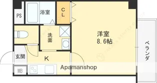 アヴェーレ早苗町【204号室】の間取り