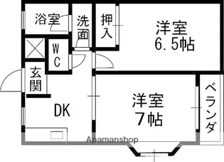 大阪府高槻市津之江町1丁目【マンション】の間取り