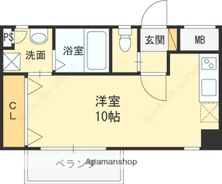 大阪府高槻市富田町1丁目【マンション】の間取り