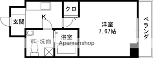 大阪府高槻市野見町【マンション】の間取り