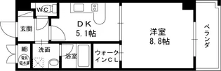 大阪府大阪市鶴見区茨田大宮1丁目【マンション】の間取り