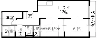 加島第1マンション【2階】の間取り