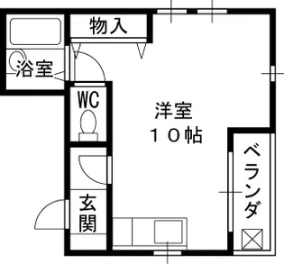 エレメンツアクア【301号室】の間取り
