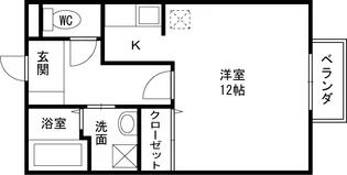 ハイツコヘイD棟【102号室】の間取り