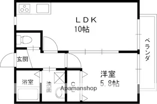 グレートヒルズ2番館【1階】の間取り