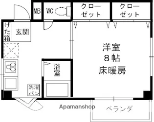 ファミーユ【3階】の間取り