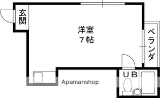 グリーンパレス【102号室】の間取り