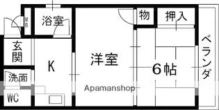 レジデンスパール【1階】の間取り