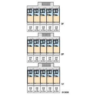 レオパレスアカツキ【3階】の間取り