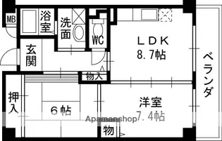 メゾン・エトワール【3階】の間取り