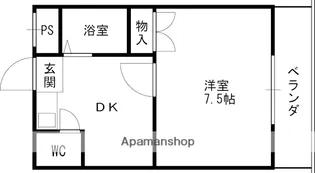 M’プラザ西三荘駅前【5階】の間取り