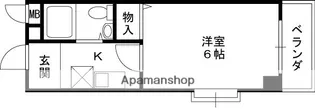 佐太ハイツ【4階】の間取り
