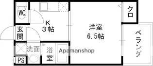 ラ・ソレイユ【103号室】の間取り