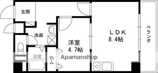 M’プラザ津田駅前十二番館【5階】の間取り
