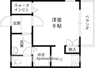 クリスタルビューハイツ【203号室】の間取り