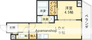 パイン ヴィレッジ【6階】の間取り