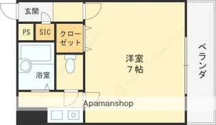 ラフォーレ1番館【4階】の間取り