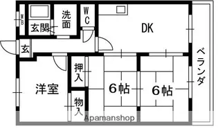 プルミエール大西【403号室】の間取り