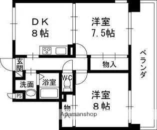 ESPERO Ⅱ【3階】の間取り
